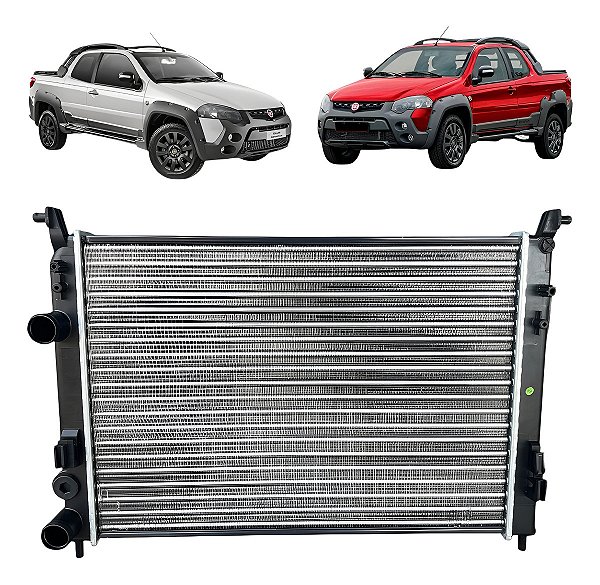 Radiador Strada 1.6 1.8 2013 2014 2015 2016 2017 Original