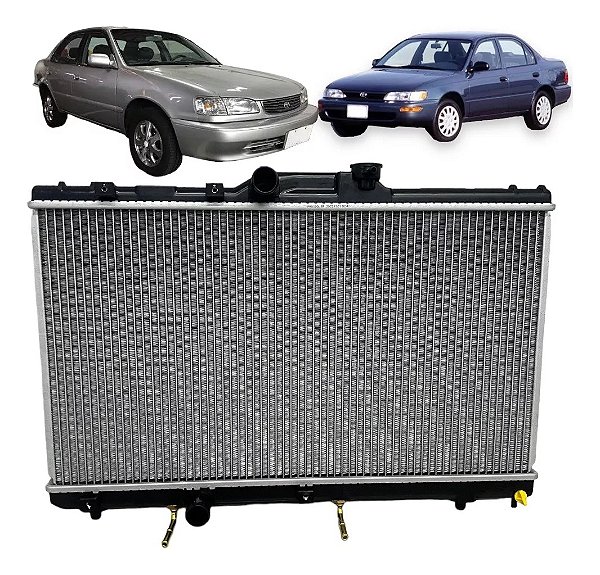 Radiador Corolla 1998 1999 2000 2001 98 99 01 Toyota 1.6 1.8