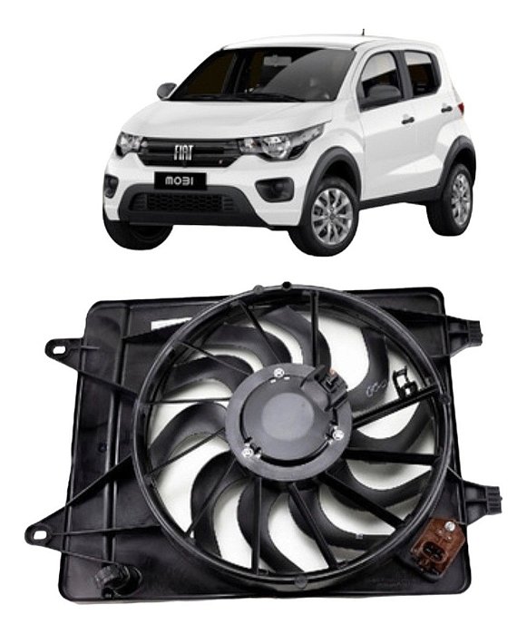 Ventoinha Radiador Fiat Mobi 1.0 3cc Com Ar 2016 À 2022