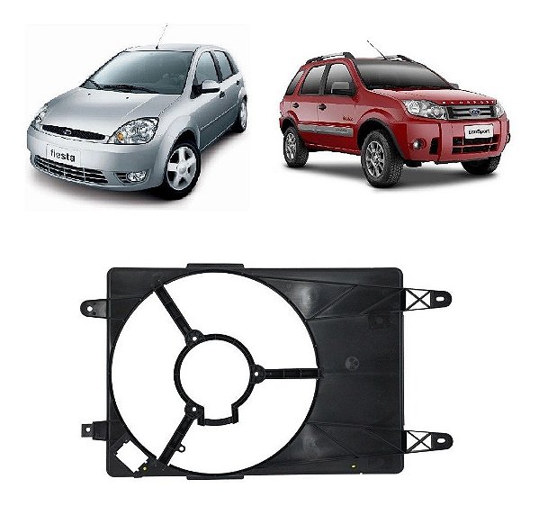 Defletor Ventoinha Fiesta Ecosport 1.0 1.6 2002-2013 Com Ar