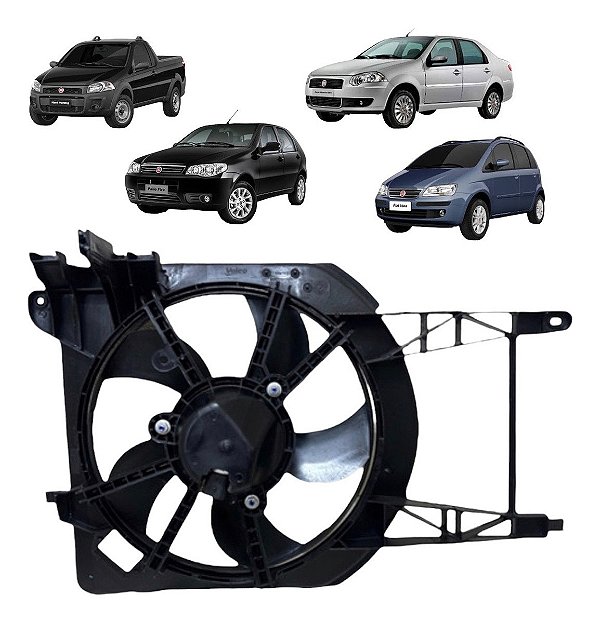 Ventoinha Palio Siena Strada Fire S/ar 2001-2019 Valeo Fiat