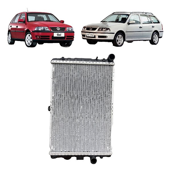 Radiador Gol/parati G2 G3 G4 1.0 At 16v- Brasado Com Ar