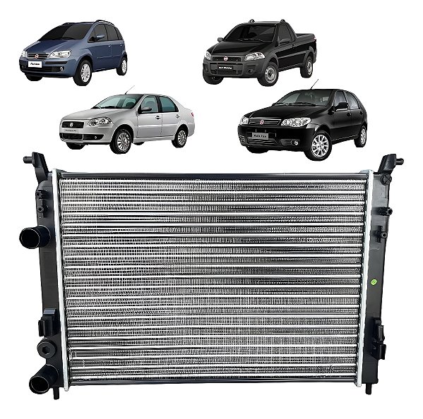 Radiador Palio Fire 2001 2002 2003 2004 2005 2006 Até 2016