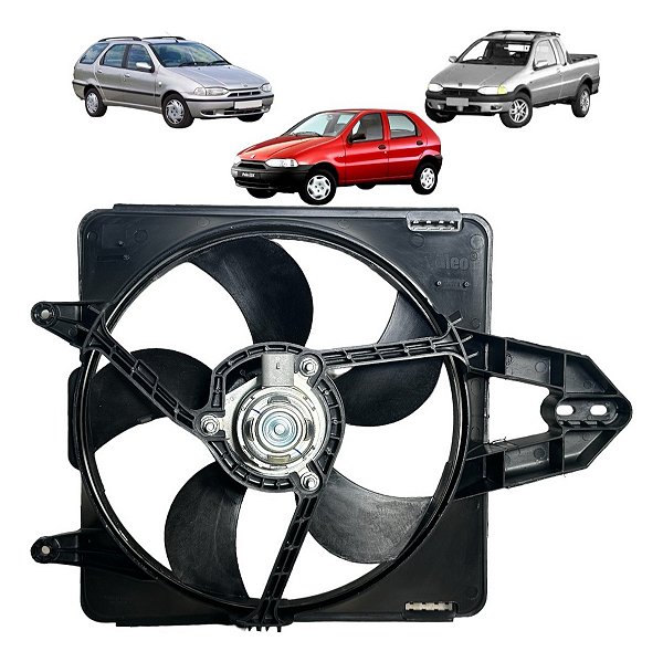 Ventoinha Radiador Palio 1.0 1995-1999 Sem Ar Original