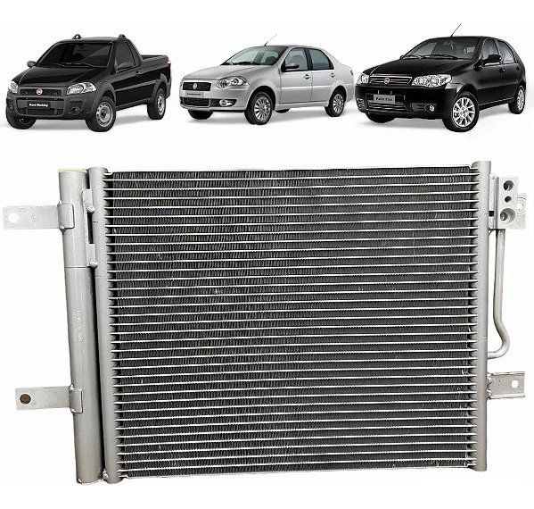 Condensador Ar Condicionado Palio 1.0/1.4 2010 2011 2012