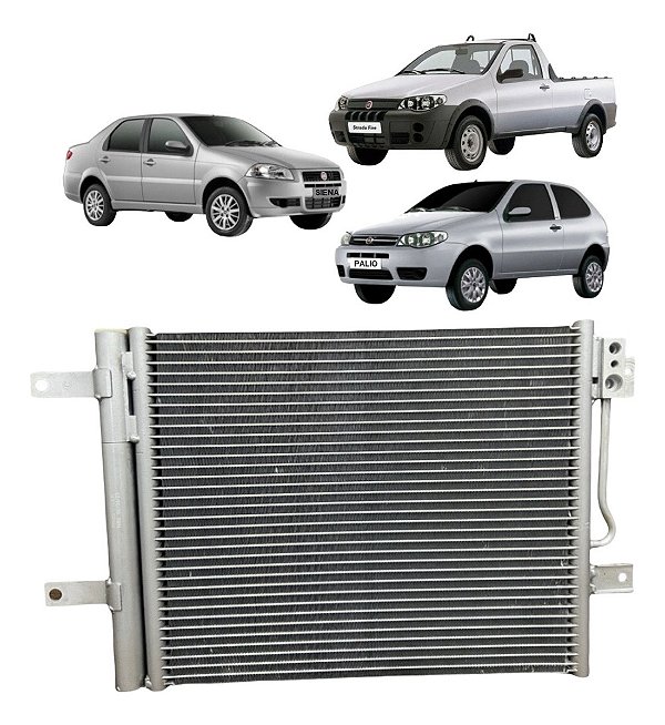 Condensador Ar Condicionado Siena 1.0/1.4 2010 2011 2012