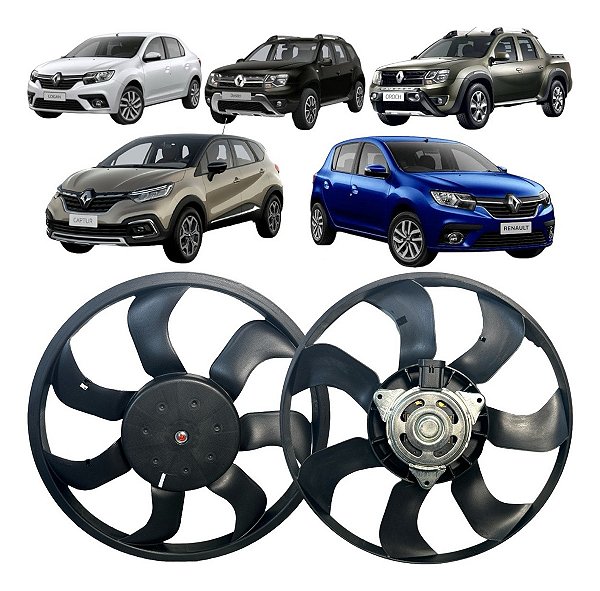 Ventoinha Eletroventilador Renault Sandero 2014 2015 2016