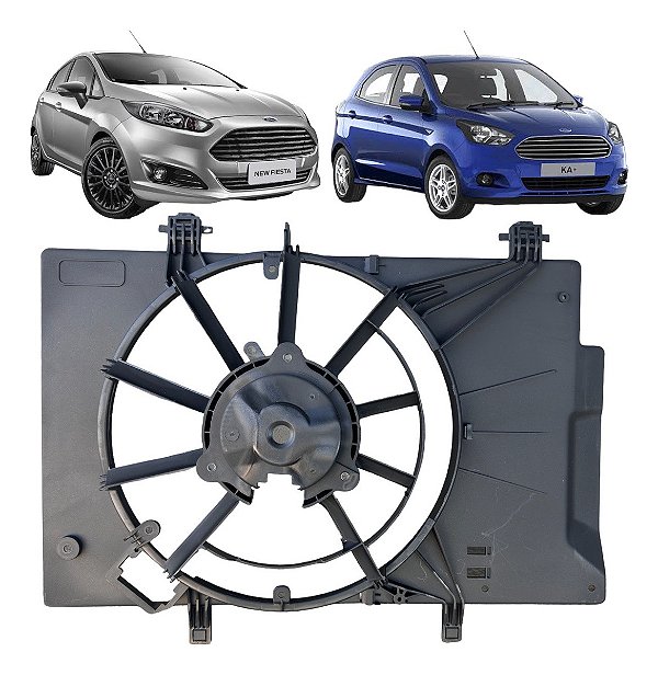 Defletor Da Ventoinha New Fiesta 2010 2011 2012 2013 2014