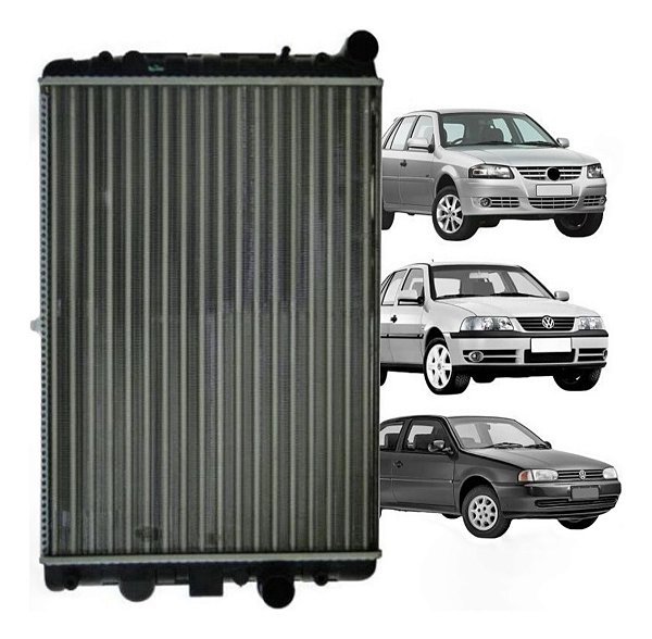 Radiador Gol/parati G2 G3 G4 - 1.0 At/16v-1997 À 2008 Com Ar