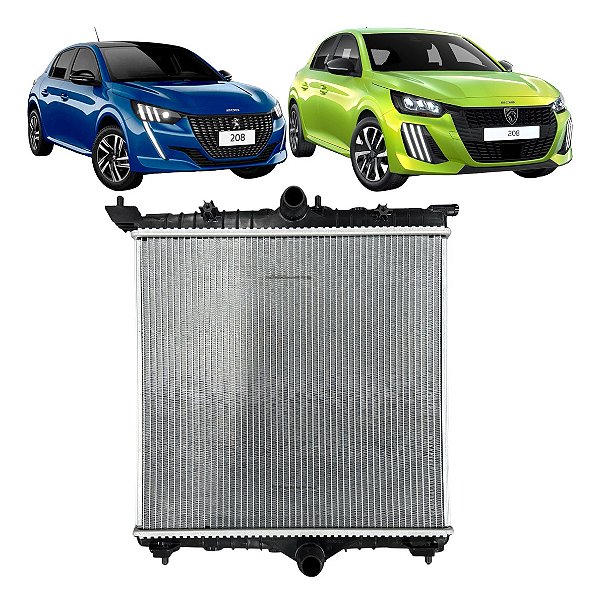 Radiador Agua Peugeot 208 2016 2017 2018 1.6 Valeo Manual