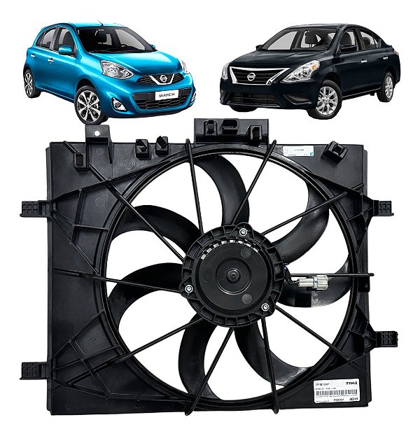 Eletroventilador Ventoinha Nissan March  2015/2024 Original