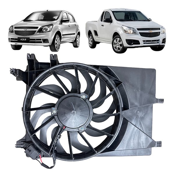 Ventoinha - Agile / Montana Com Ar 2010 2011 2012 Original