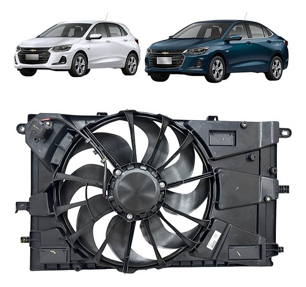 Ventoinha Gm Onix 1.0 Turbo Ano 2020 /2024 Original Gm