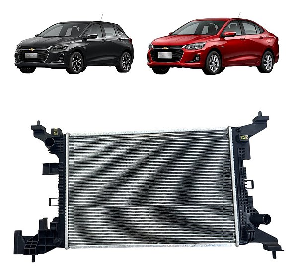 Radiador Chevrolet Onix 1.0 Aspirado 2020 2021 2022 Manual