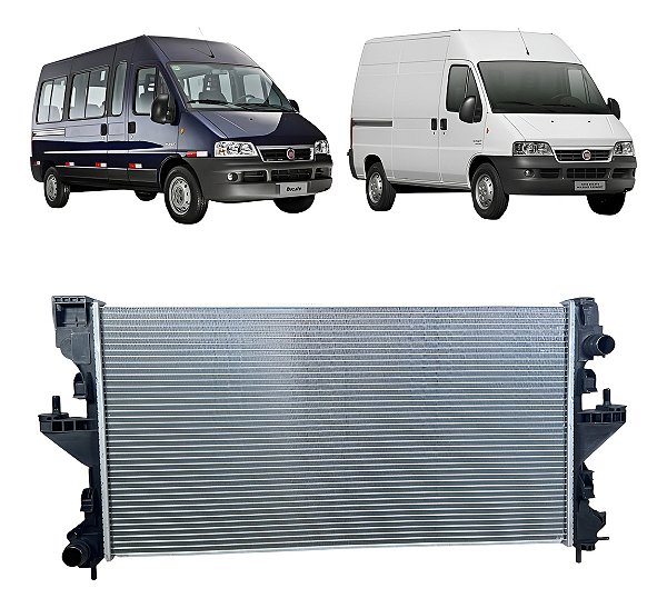 Radiador De Agua Fiat Ducato 2.3 Multijet 2018 A 2022 C/ar