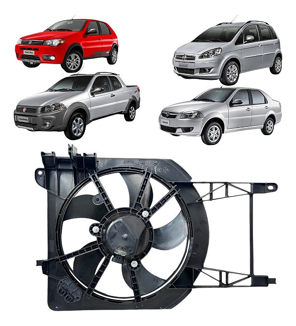 Ventoinha Do Radiador Palio Siena Strada Fire Valeo