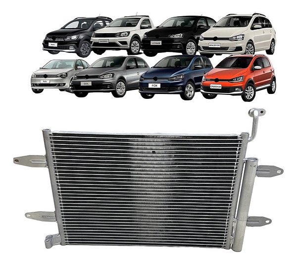 Condensador Ar Condicionado Polo,fox, Gol Voyage G5 G6 G7 G8