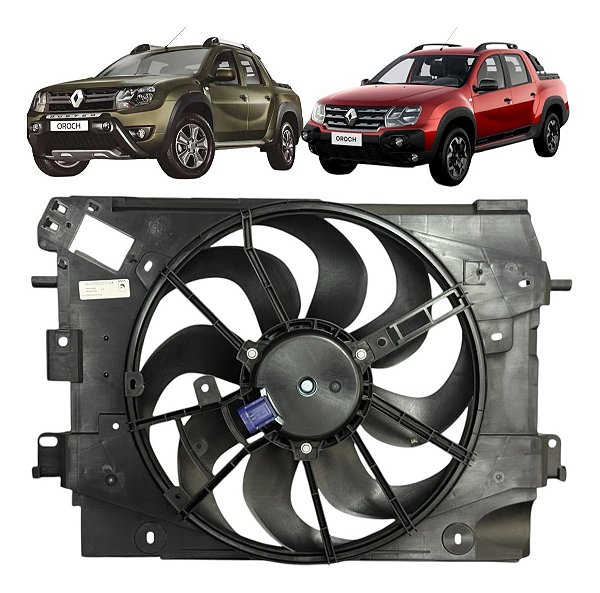 Ventoinha Radiador Gmv Oroch 1.6 2.0 2016 A 2018 Com Ar