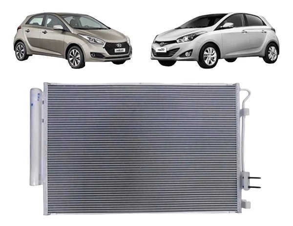 Condensador Hb20 12/18 / Veloster 1.6 12/13 Original Denso