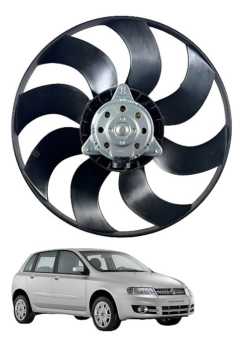 Eletroventilador Stilo 1.8 8v 16v 2007 2008 2009 Original