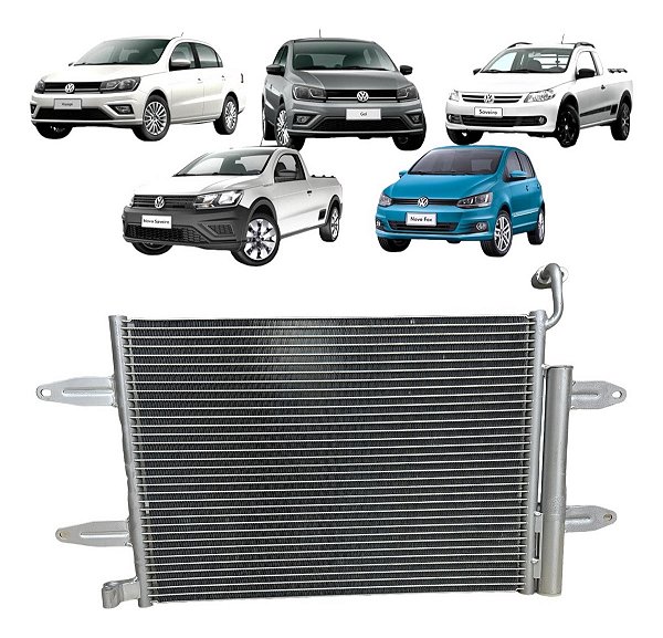 Condensador Gol G5 G6 1.0 1.6 2008 2009 2010 2011 012 A 2016