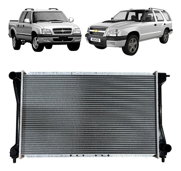 Radiador  Blazer / S10 2.8 Turbo Diesel  Motor Eletrônico