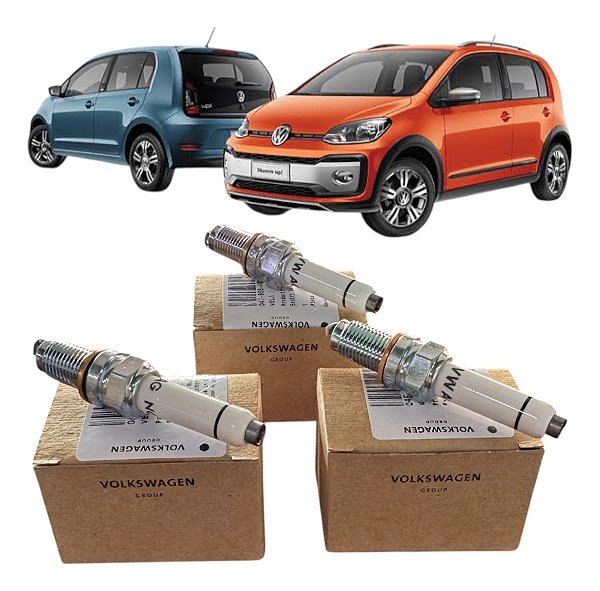 Kit 3 Vela De Ignição Original - Volkswagen Up Tsi