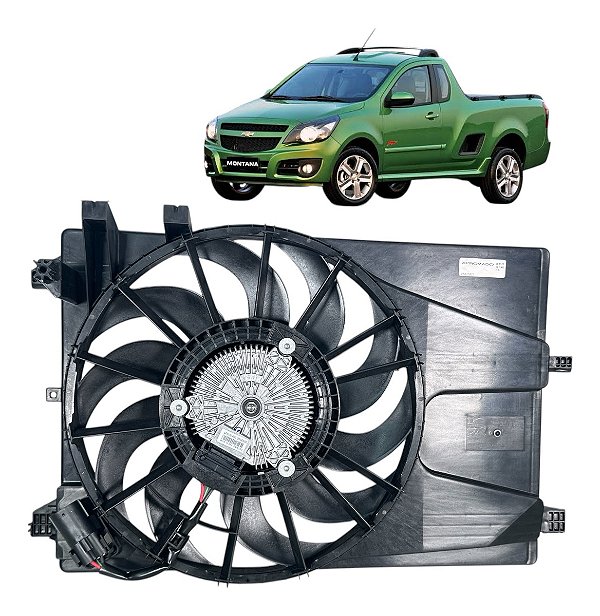 Eletroventilador Completo Montana 1.4 8v Flex 2017 2018 2019