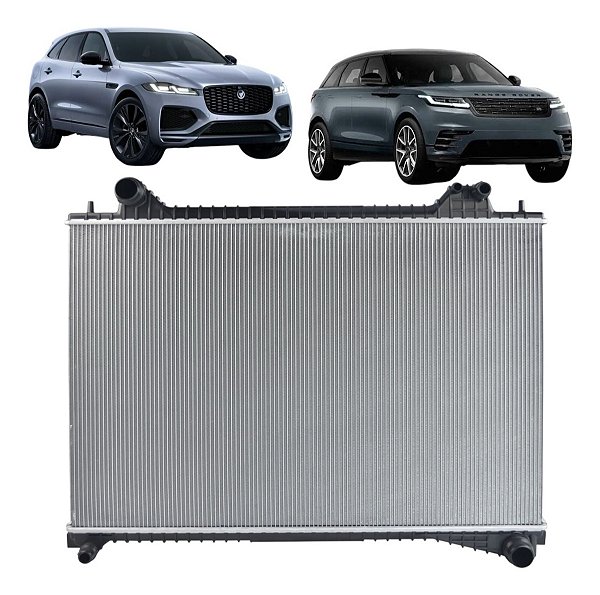 Radiador Brasado Jaguar F-pace Range Rover Velar 2.0 C/ar