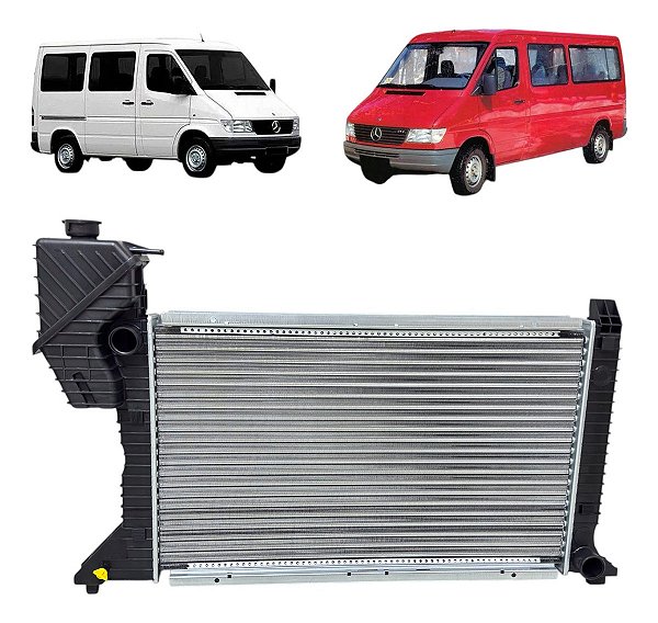 Radiador Mercedes Sprinter 310 / 312 1997 A 2001 Com Ar /sem