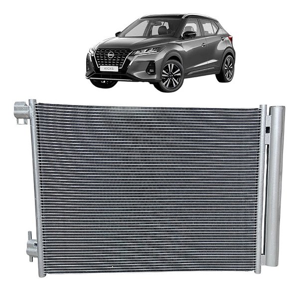 Condensador Nissan Kicks 1.6 16v 2016 2017 2018 2019 2020