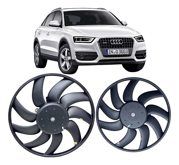 Par De Ventoinha Audi Q3 1.4 2.0 2013 2014 2015 2016 2017../