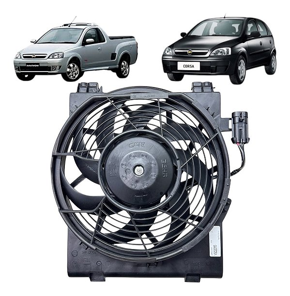 Ventoinha Condensador Gm Montana Corsa 1.4 1.8 Pull 2002 A 2