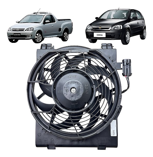 Ventoinha Defletor Corsa Montana 2003/2007 Condensador Gmv