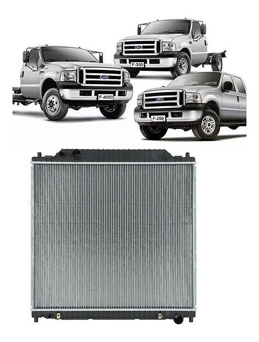Radiador Ford F250 / F350 / F4000 1999 À 2019- Mwm E Cummins