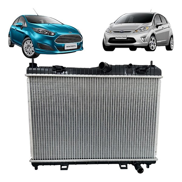 Radiador New Fiesta 1.6  2011 2012 2013 2014