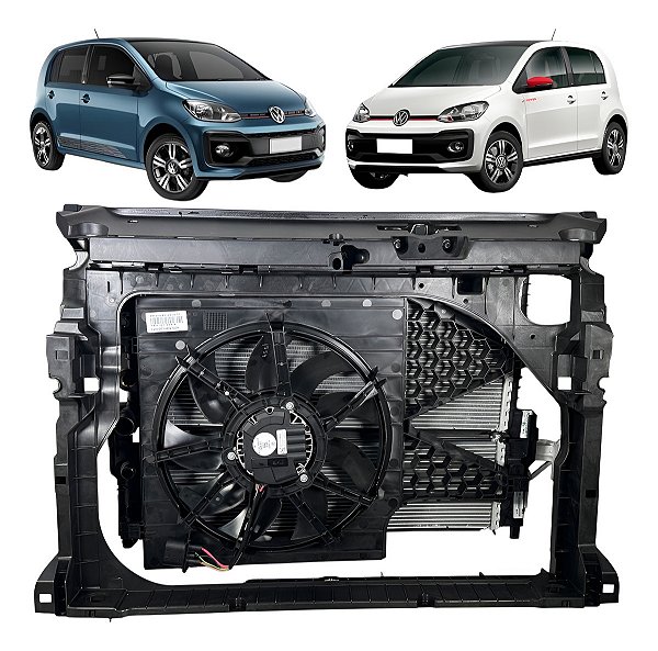 Kit Radiador Condensador Ventoinha Painel Vw Up 170 Tsi