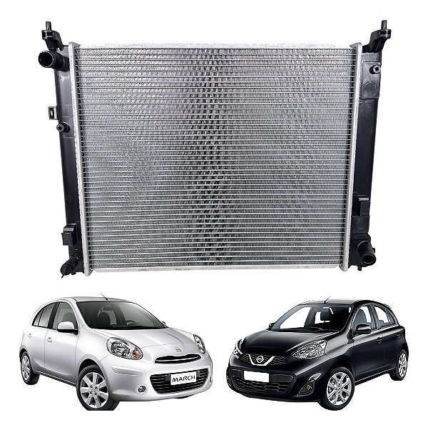 Radiador Nissan March Versa 2011 2012 2013 14 Cambio Manual