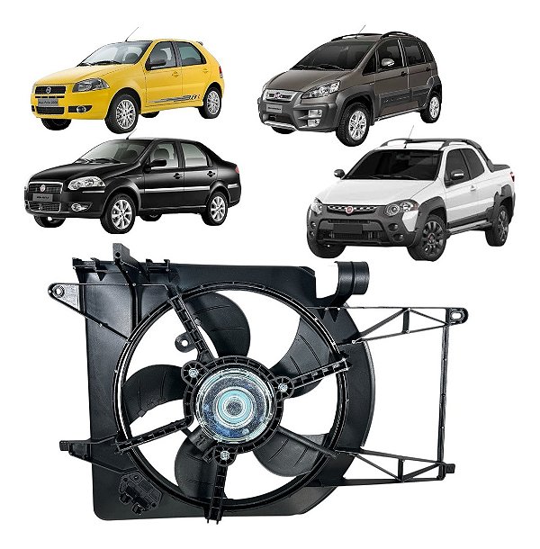 Ventoinha Radiador  Palio/siena/strada/idea 1.8 -sist Valeo