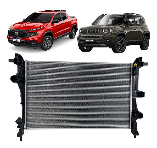 Radiador Fiat Toro Jeep Renegade 1.8 Flex 2016 A 2020