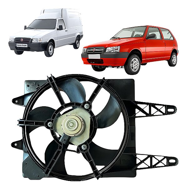 Ventoinha Radiador Fiat Uno Fire Sem Ar (modelo Valeo)
