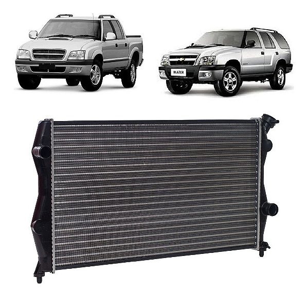 Radiador S10 Blazer Gasolina Flex Com E Sem Ar 1995-2010