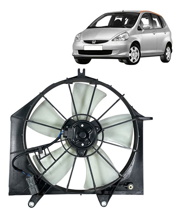 Ventoinha Radiador Honda Fit 2005 2006 2007 2008
