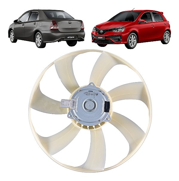 Eletro Ventilador Do Radiador Toyota Etios 1.5 2015 Original