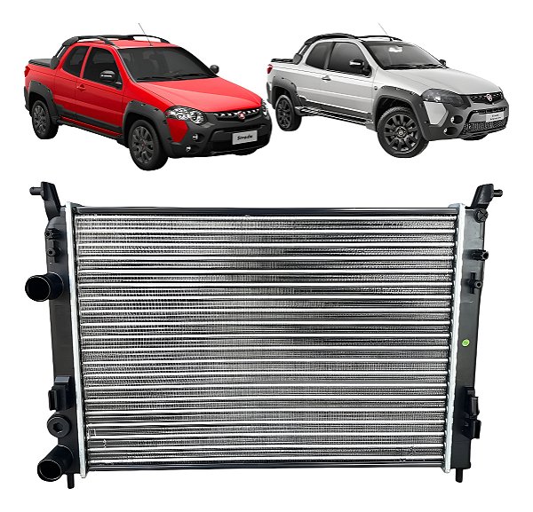 Radiador Strada 1.6 1.8 2013 2014 2015 2016 2017