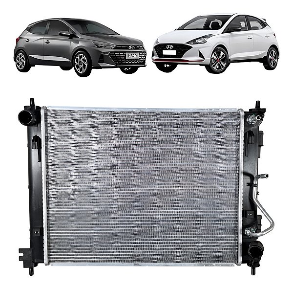 Radiador Hyundai Hb20 Turbo 1.0 2020 A 2023 Automático