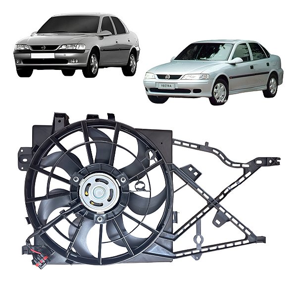 Ventoinha Radiador Vectra 2.0 2.2 1997 1998 1999 2000 2pinos