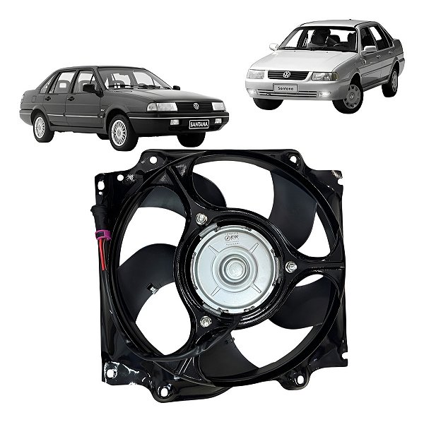 Ventoinha Radiador Santana 2002 2003 2004 205 2006 Com Ar Ld
