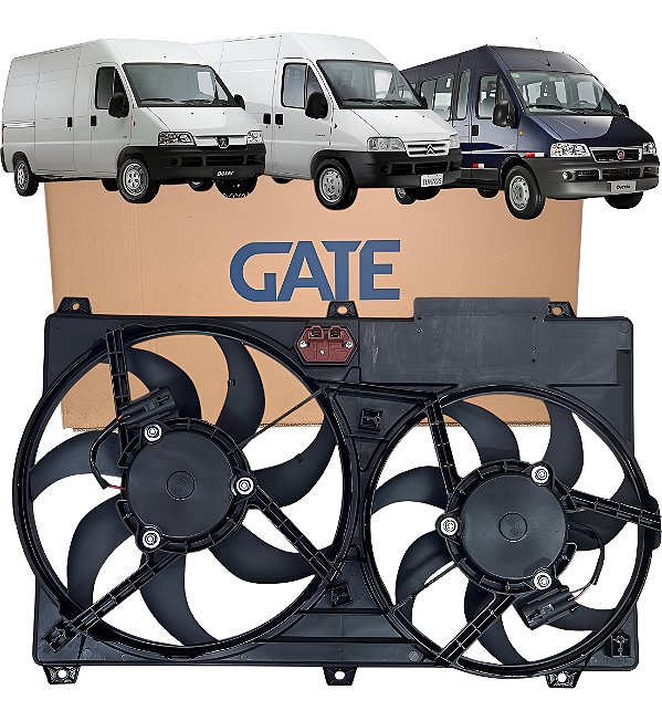 Eletroventilador Fiat Ducato 2.3 2007 Á 2017  - Original