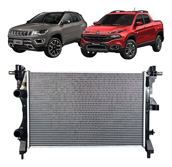 Radiador Jeep Compass 2.0 Flex  Fiat Toro 2.4 Flex 53353723